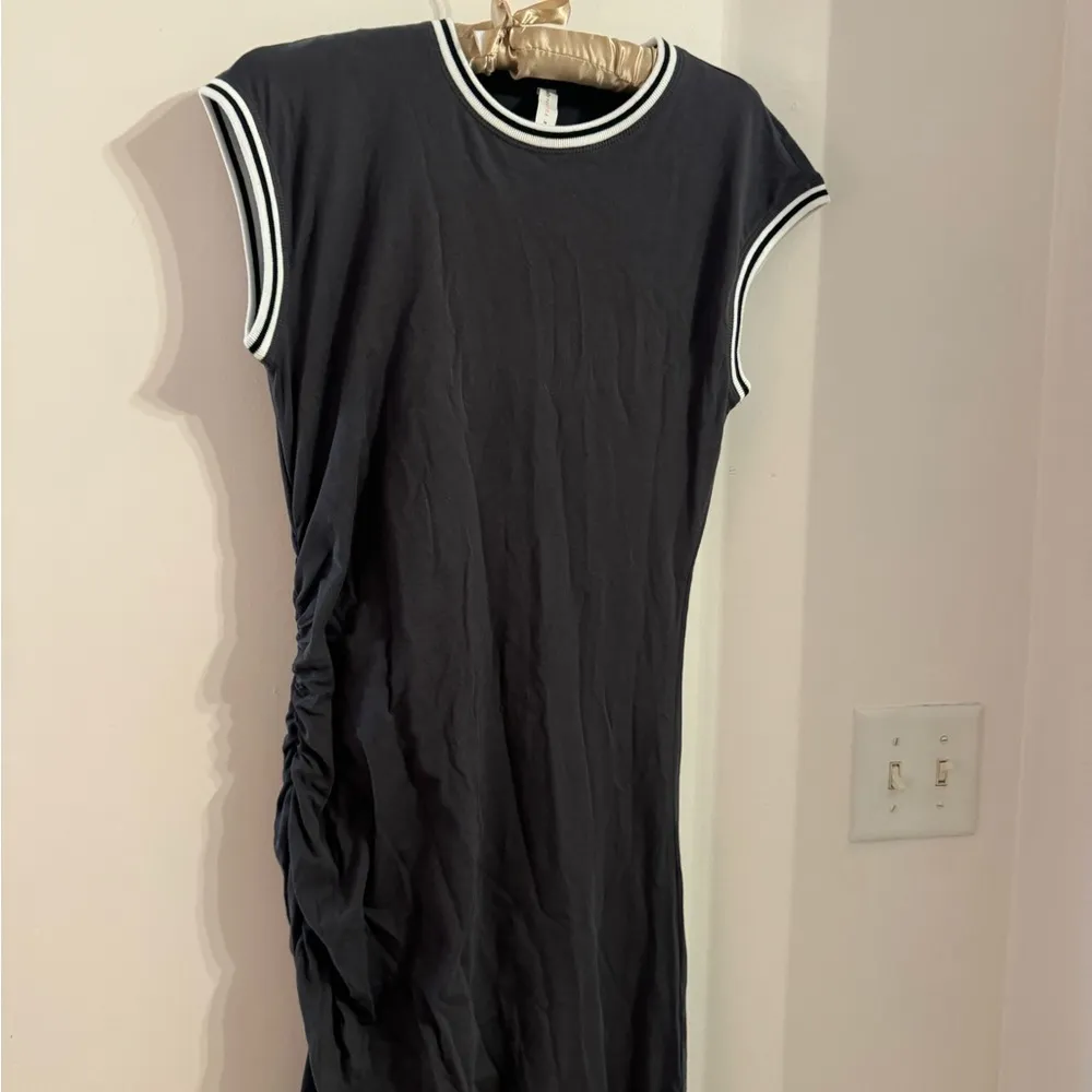 Anthropologie brand daily practice ankle length dress casual gray size M - Image 2