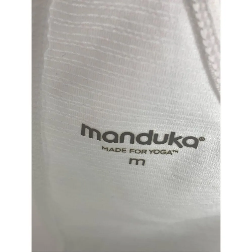 Manduka Women's Racerback Performance Yoga Tank Top White Size Medium - Image 3