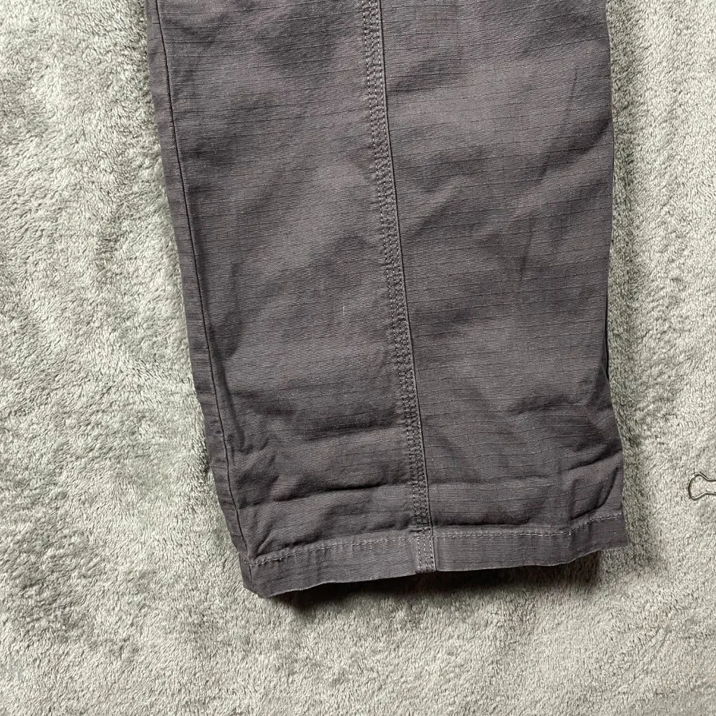 Brandy Melville Kim Cargo Pants One Size Gray Mid Rise Y2K Grunge Bungee NWT - Image 10