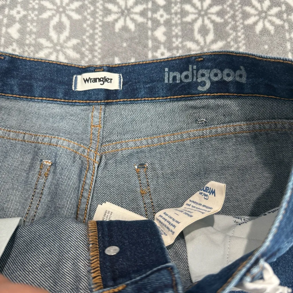 NWT‎ Wrangler Wild West 603 Indigood High Rise Straight Blue Wash Size 31 x 28 - Image 8