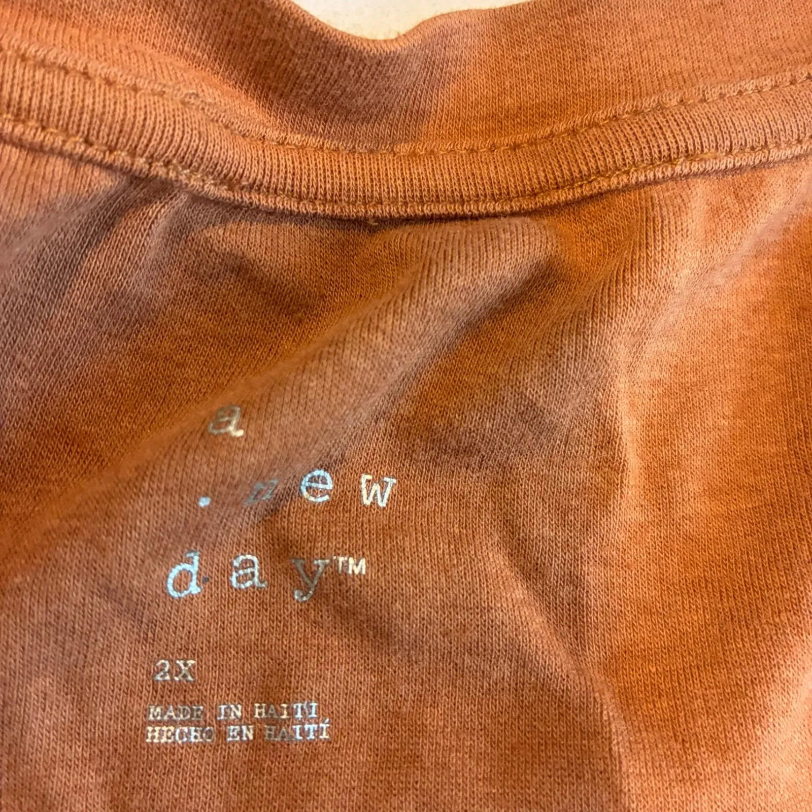 Lot of 3 A New Day Womens 2XL Tank Tops Bundle Orange Black Pink Sleeveless - Image 4