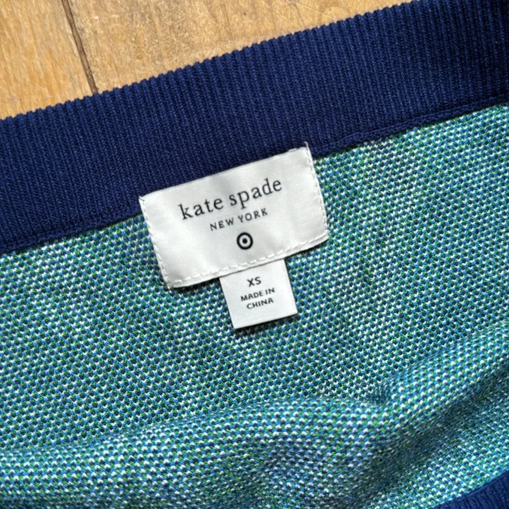 Kate Spade Navy Floral Midi Pencil Skirt XS NWT - Image 4