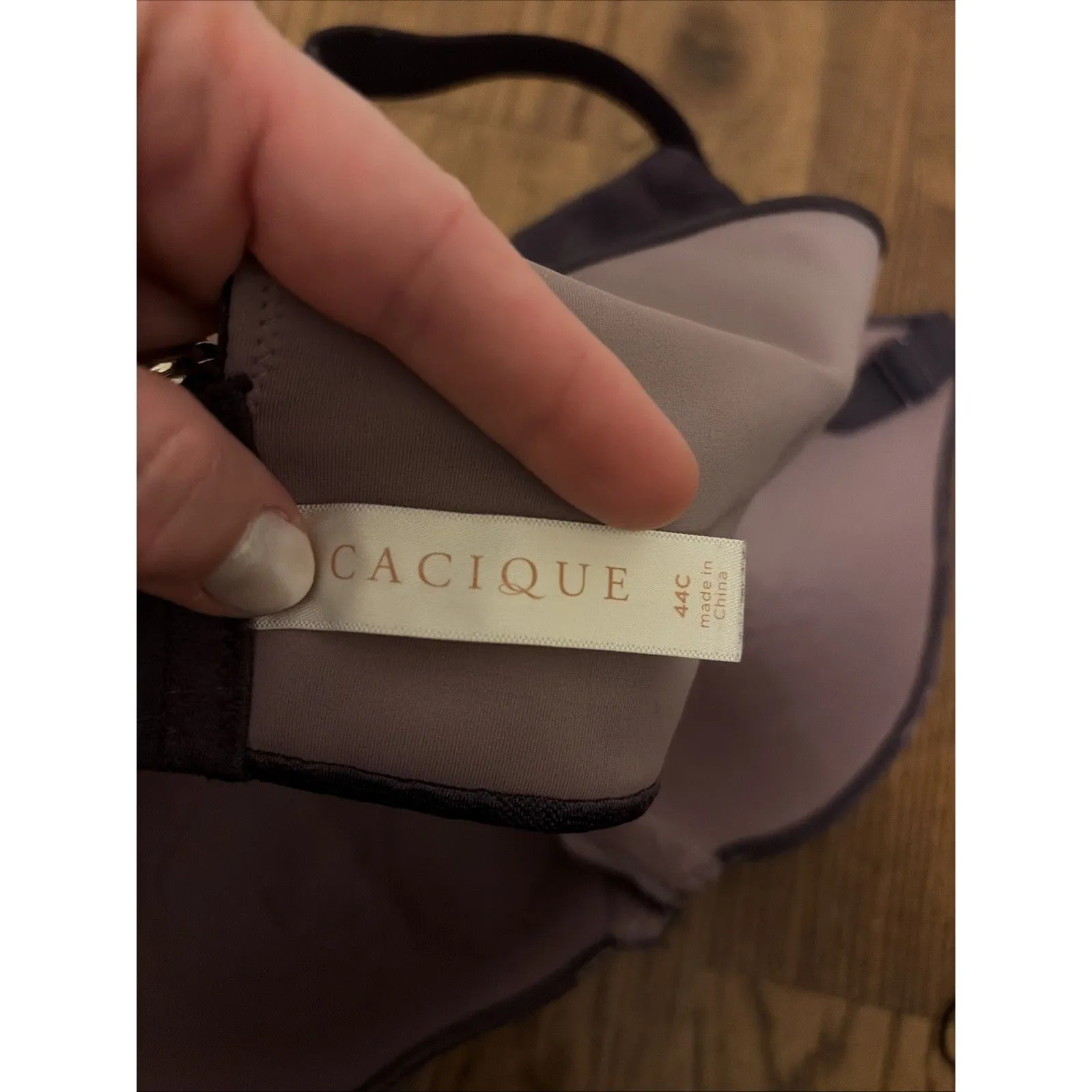 Cacique Boost Plunge Bra Size 44C - Image 3