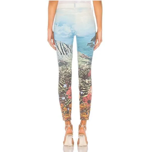 Mother Denim The Looker in A Day in Paradise Skinny‎ Jeans size 25 White - Image 2