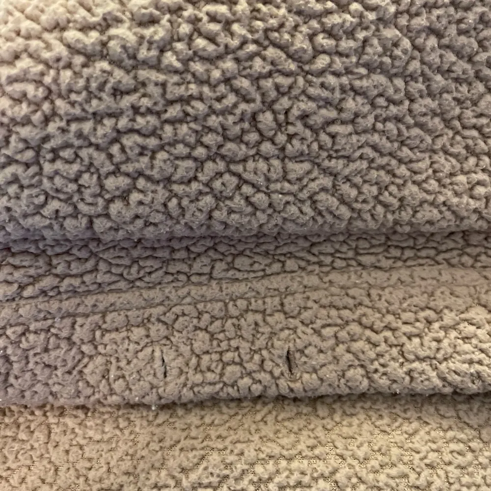 American Eagle teddy pullover Sherpa fleece hoodie  in a dusty pink/mauve. Sz S. - Image 10