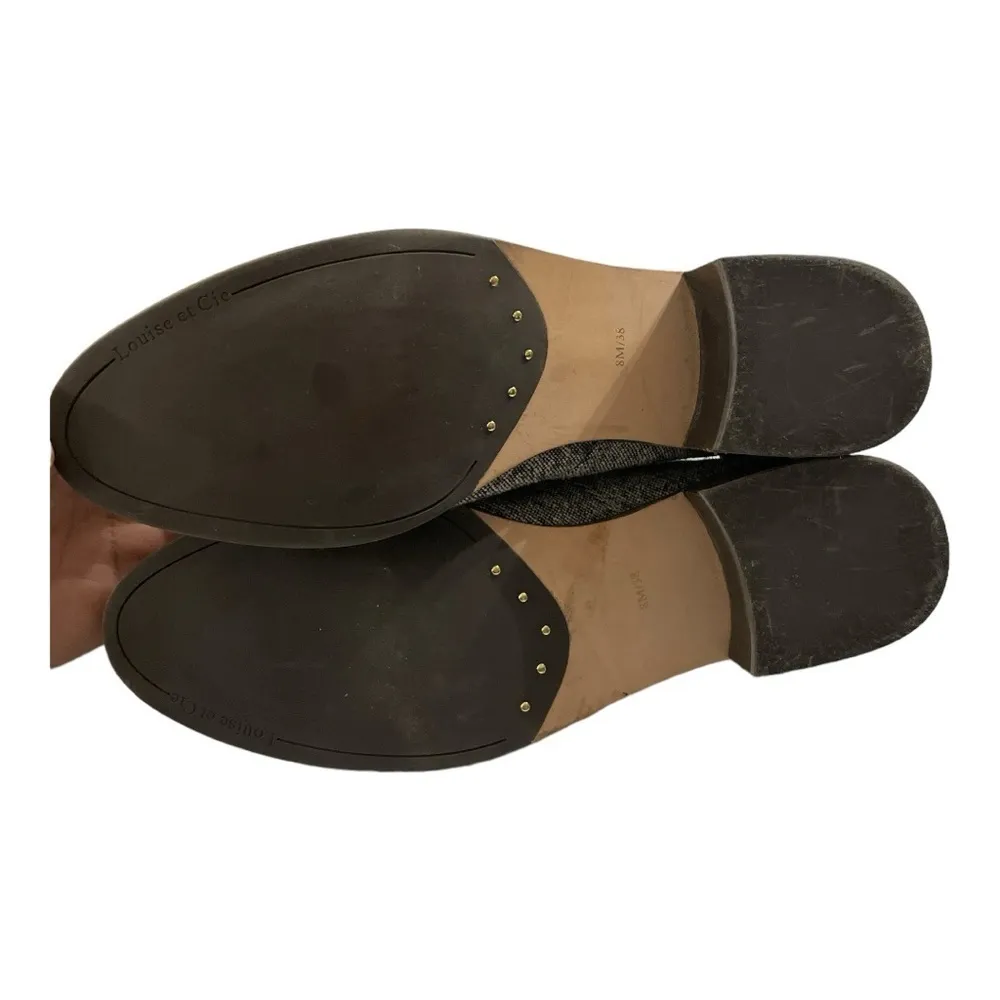 Louise et Cie Tweed Oxford Shoes Gray Leather Sole Size 8M / EU 38 - Image 6