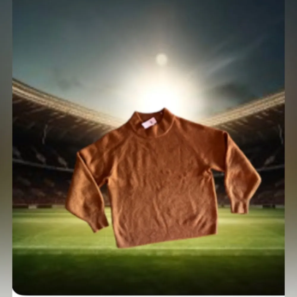 Gap crew  neck sweater GAP Sweater Unisex Size L RN 54023 Retro Knitting Brown - Image 4