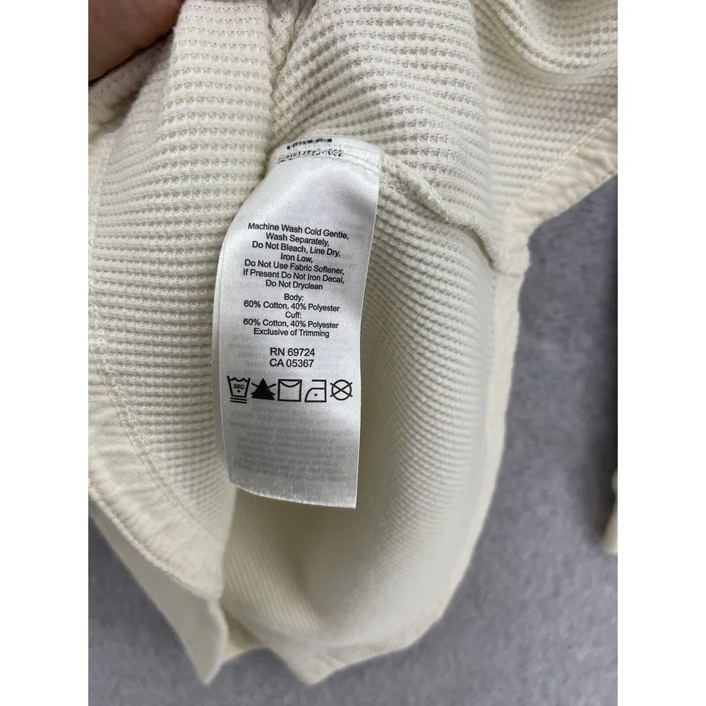 Columbia Women's Waffle Knit Sweater Scoop Neck Long Sleeve Size Medium - Image 5