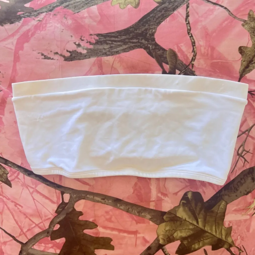 white bandeau bra top - Image 5