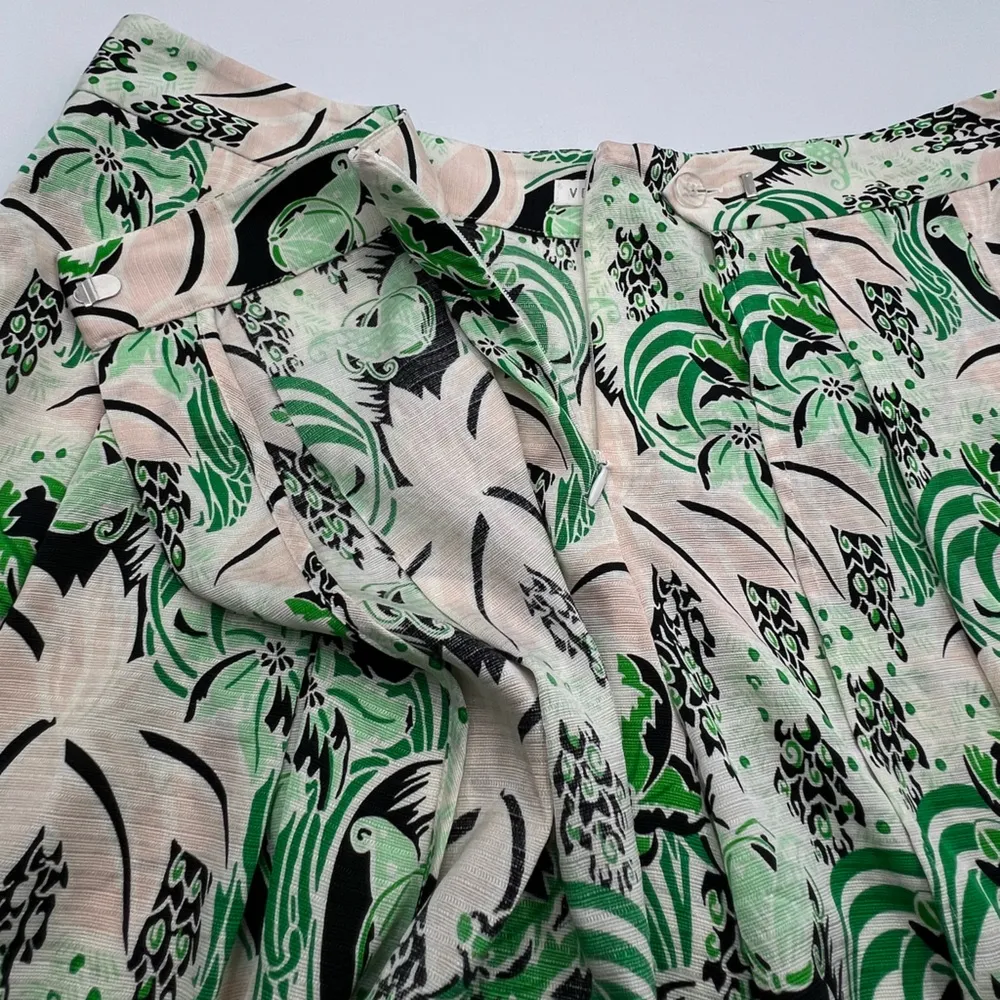 Veronica Beard  Palm Garden Print Pleated Skort - Image 6