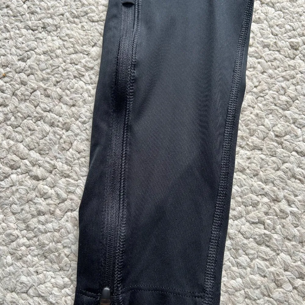 Adidas Supernova black athletic leggings women size small exercise, ankle zipper - Image 6