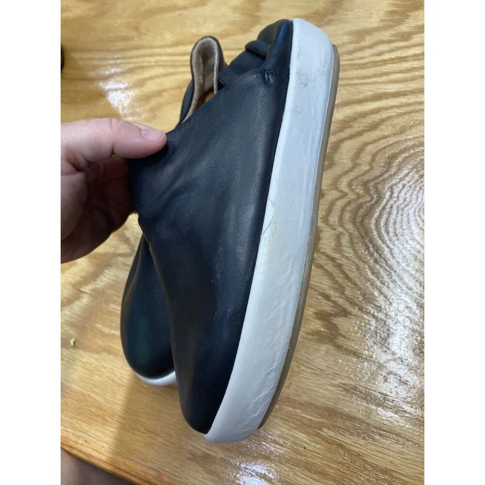 Beek Loafer Women's 7 Black Leather Slip On Flat Heel Casual Comfort Shoes S29 - Image 7