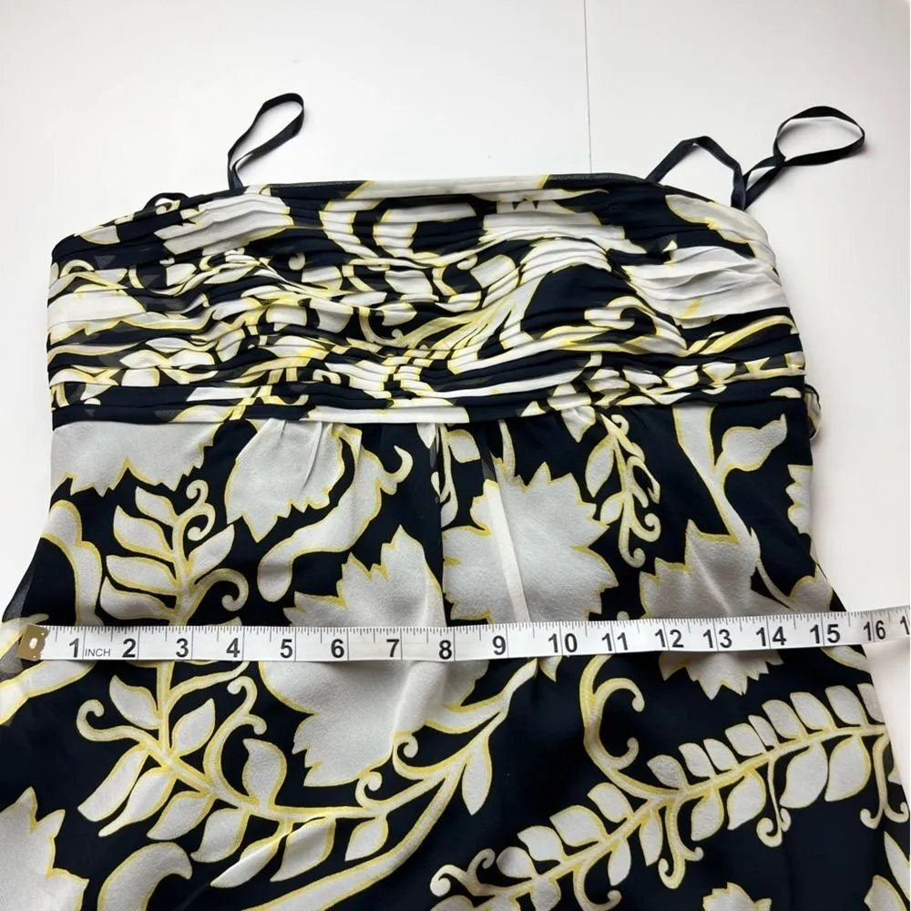 Ann Taylor Silk Strapless Dress Floral Empire Line Summer Party Wedding Guest - Image 9