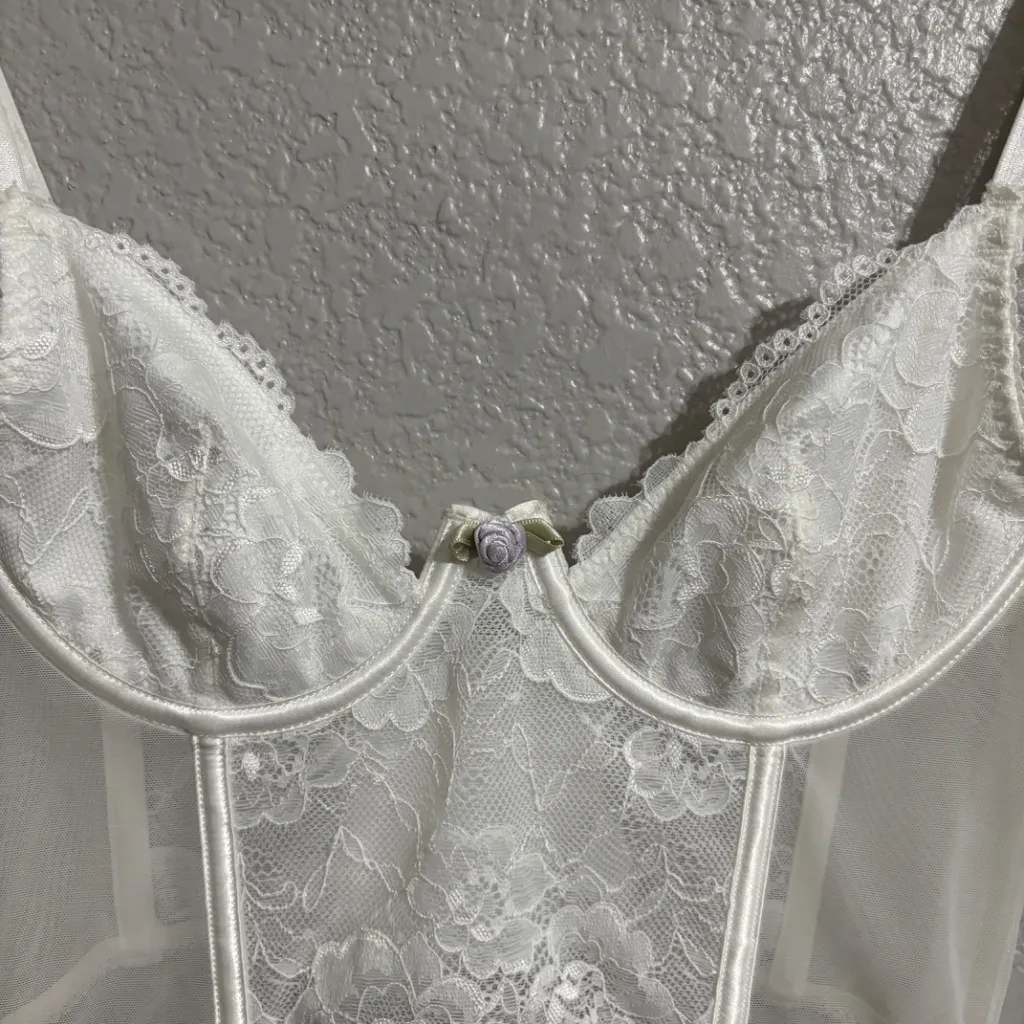 Kat The Label | Nadia Bustier White Size XS - Image 6