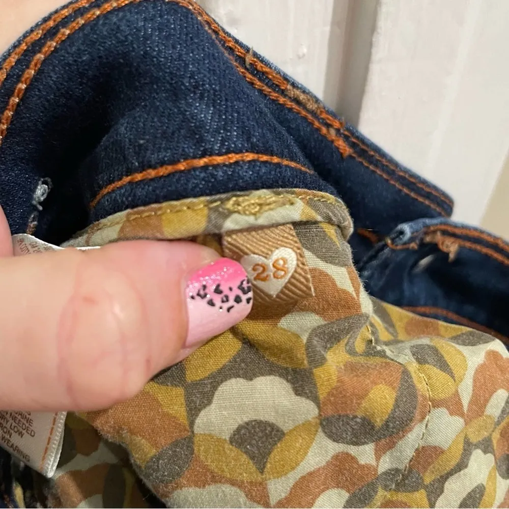 Dittos Crop Mid Rise Blue Jeans Size 28 - Image 8