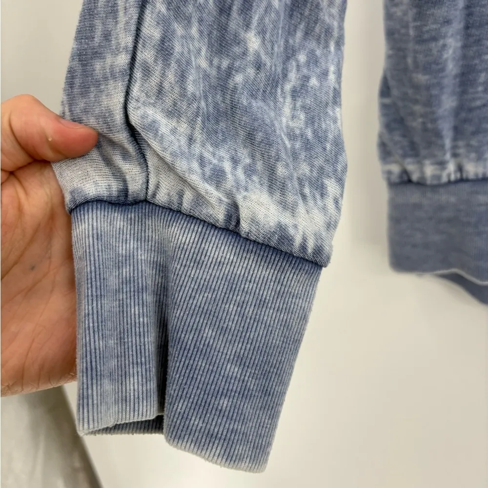 Michael stars worn in faded peeled 100% cotton lounge sweatshirt size small - Image 4