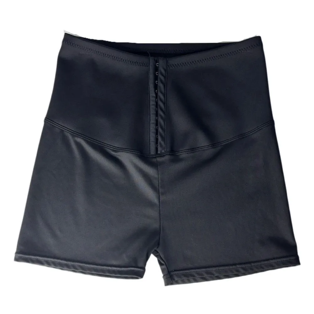 Shapewear High Waisted Workout Shorts Black Size XL - Image 3