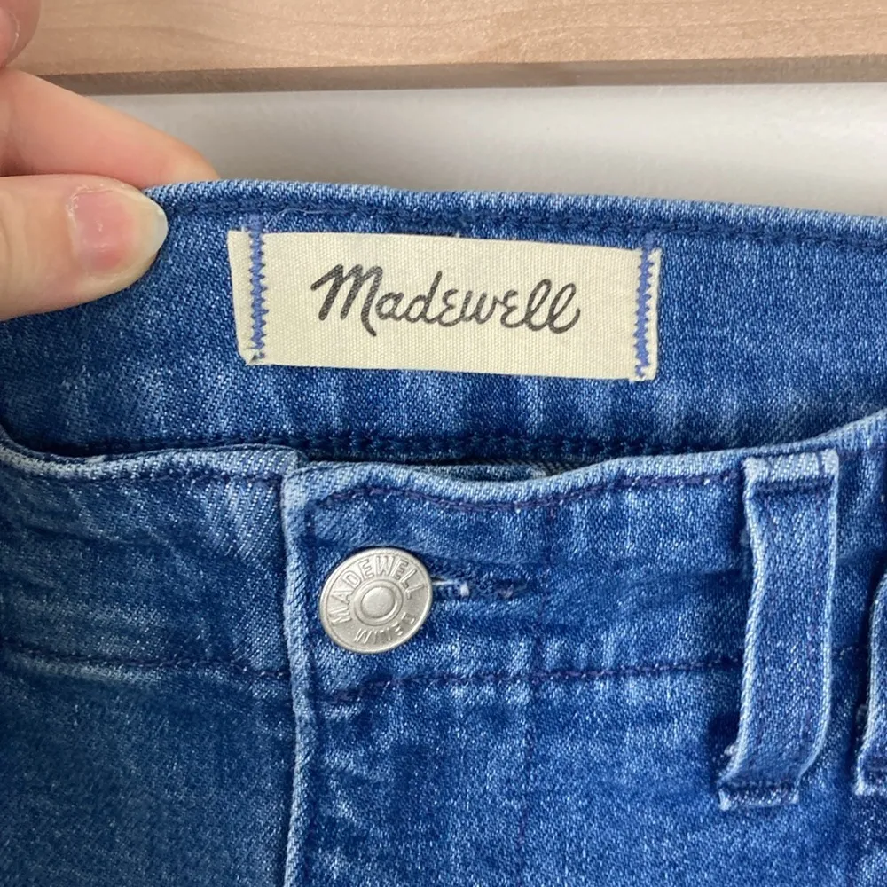 The Perfect Vintage Straight Jeans Split Hem Women’s Size 26 Blue Retro - Image 7