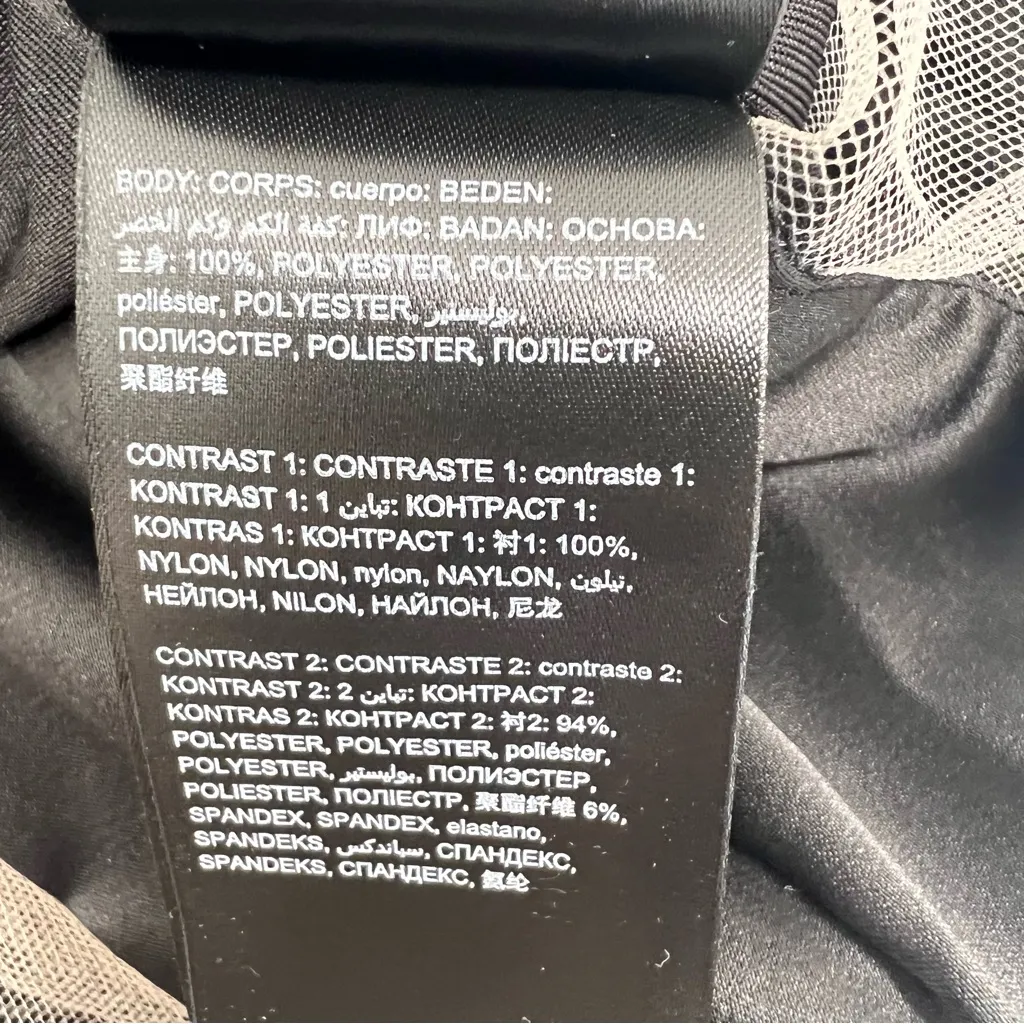 BEBE PLEATED HIGH DOUBLE SLIT GOWN - Image 11