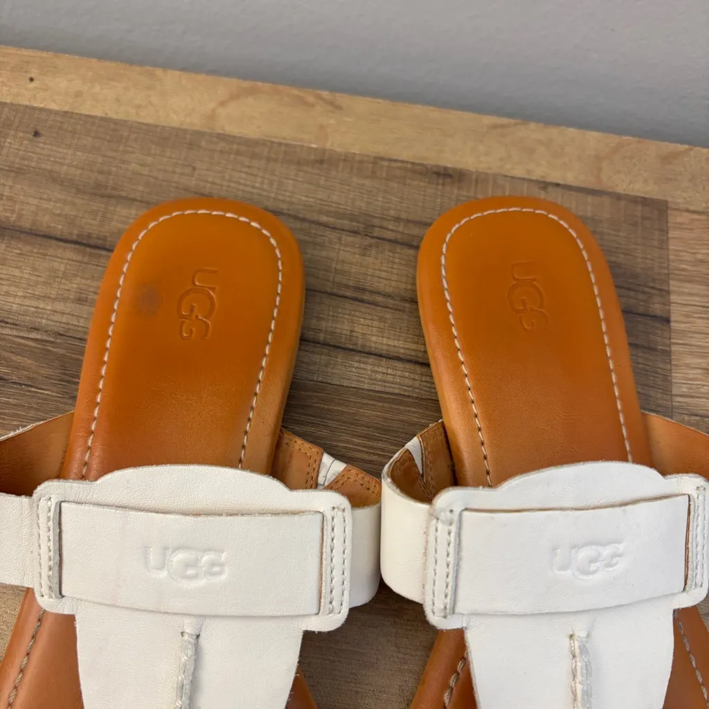 UGG Gaila T-Strap Thong Leather Sandals Women’s - Image 6