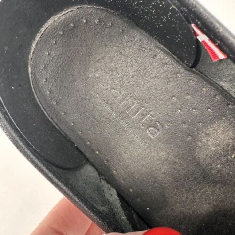 Sanita‎ Pro. Cabrio Womens Leather Slip On Danish Clogs Bordeaux Size 39 7.5 - Image 9