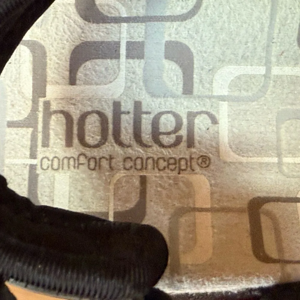 Hotter England Scarlett Adjustable Strap Sandals Brown Suede Size 9.5 - Image 7