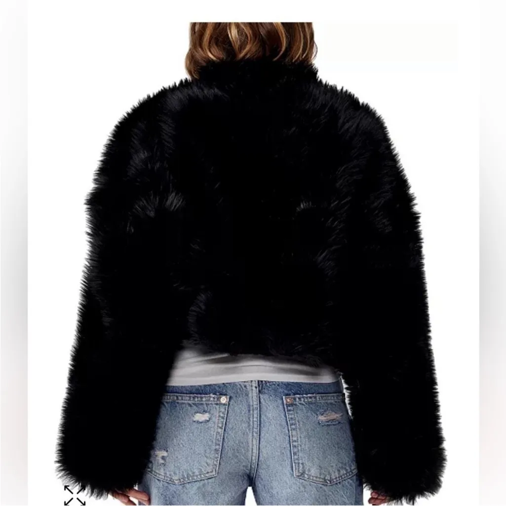 Free People All Night Faux Fur Jacket - Image 2