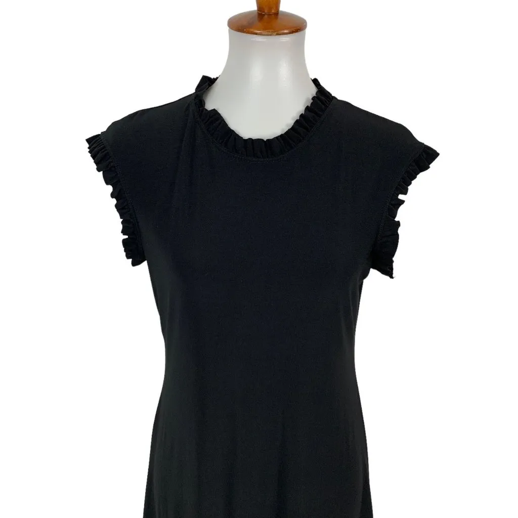 Annalee Hope Womens Dress Medium Black Short Sleeve Minimalist Workwear - Image 2