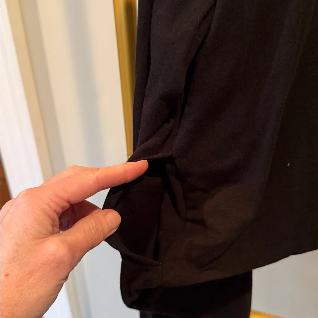 KARMA ATHLETICS knit cropped cardigan Black - Image 4