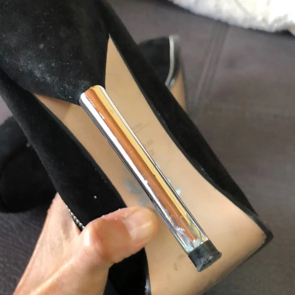 ZARA WOMAN “Fall Winter 12” Black Faux Suede Pumps - Image 11