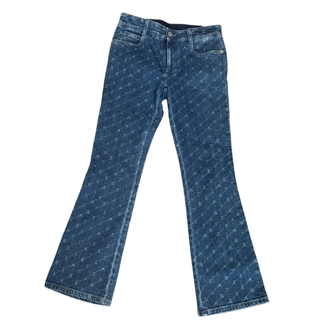 Stella McCartney Sustainable Compostable Denim Monogram Jeans Size 25 - Image 2
