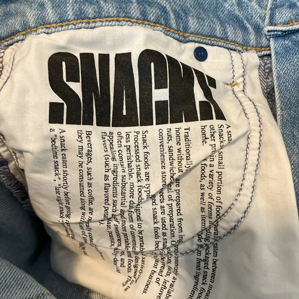 MOTHER Denim SNACKS! The Nutty Ankle Fray Nothing Else Like It Relaxed Jean Blue Size 27 - Image 10
