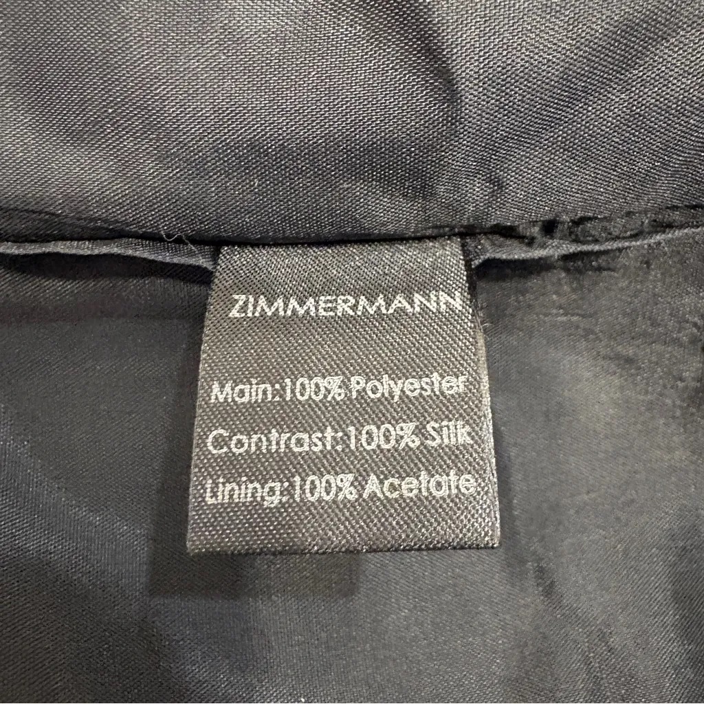 🌟ZIMMERMANN🌟 BROCADE PAISLEY TUXEDO TROUSER PANT BRONZE / BLACK SZ 1 OR S - Image 10