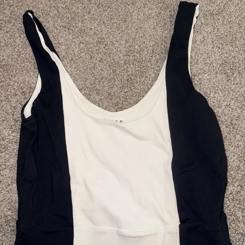 TCEC Black and White Mini Dress - Image 3