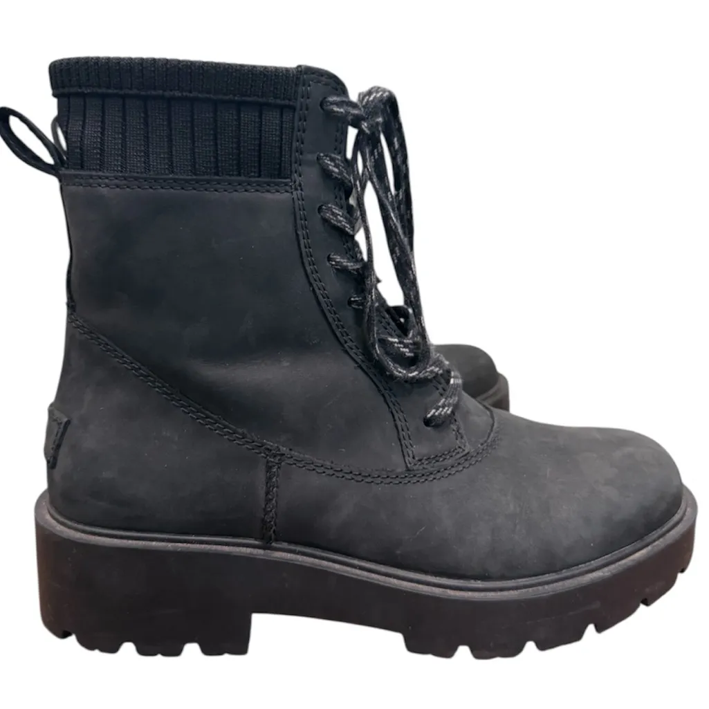 Ugg Womens Black Ballard Lace Up Boot Size 8 - Image 5