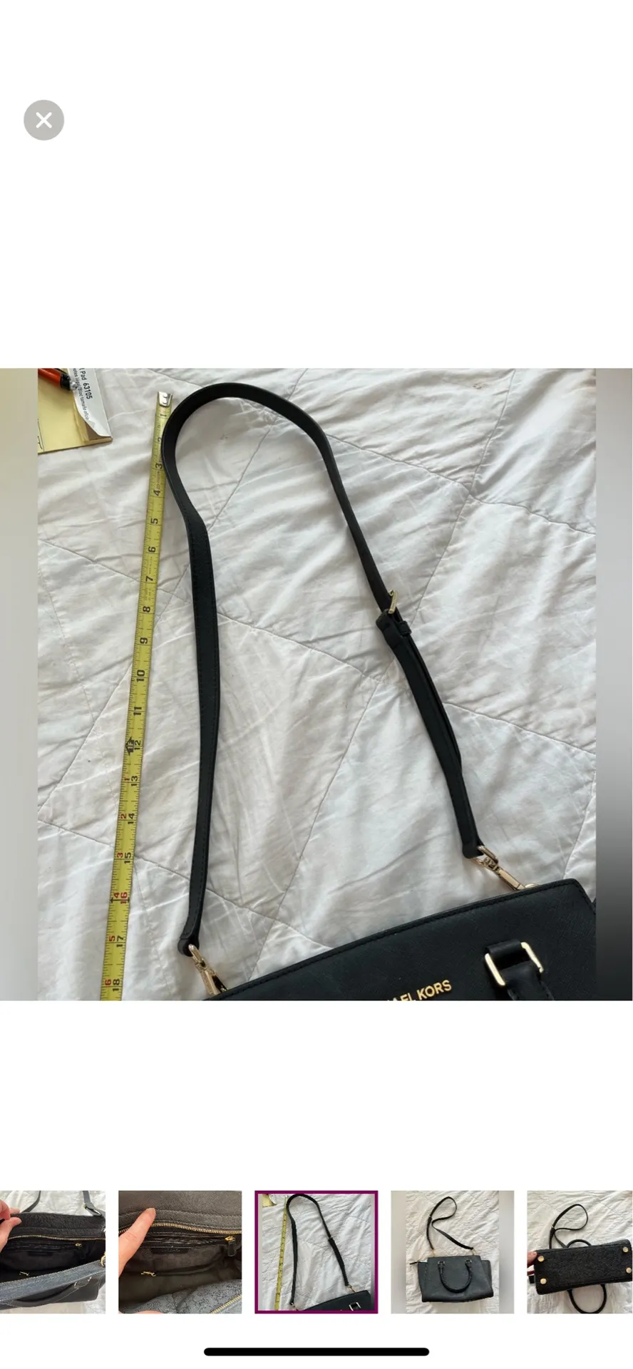 Black Michael Kors Bag - Image 7