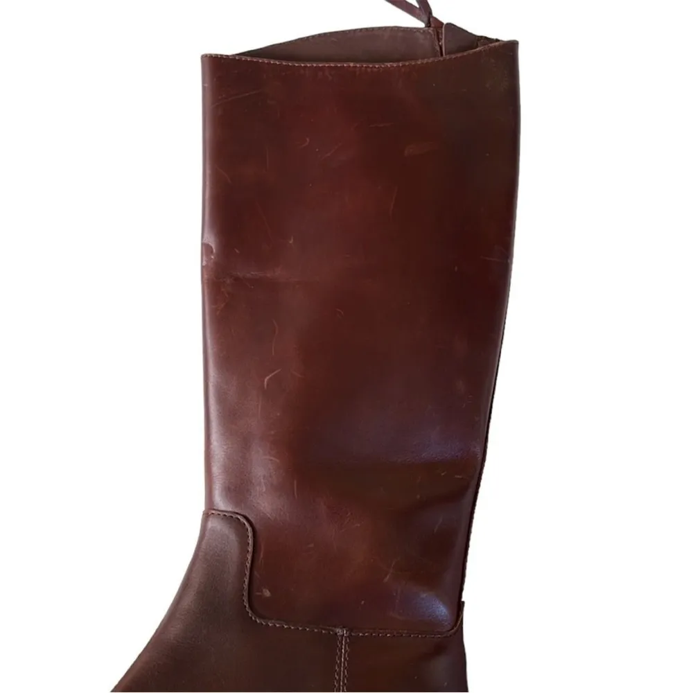 Like New Cole Haan Leather Arlington Riding Knee High Boots Brown Sz 6 Rtl. $398 - Image 6