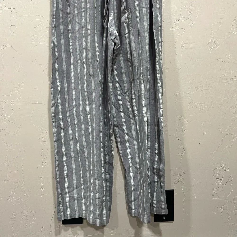 Grey Striped Jumpsuit- Medium - Image 8