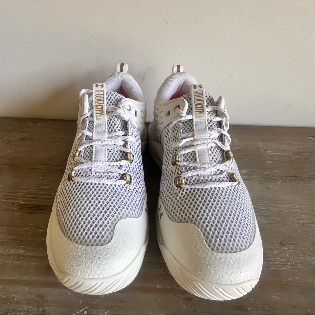 Under Armour HOVR Block City Women's Volleyball Shoe Size 12.5 #250810 - Image 3