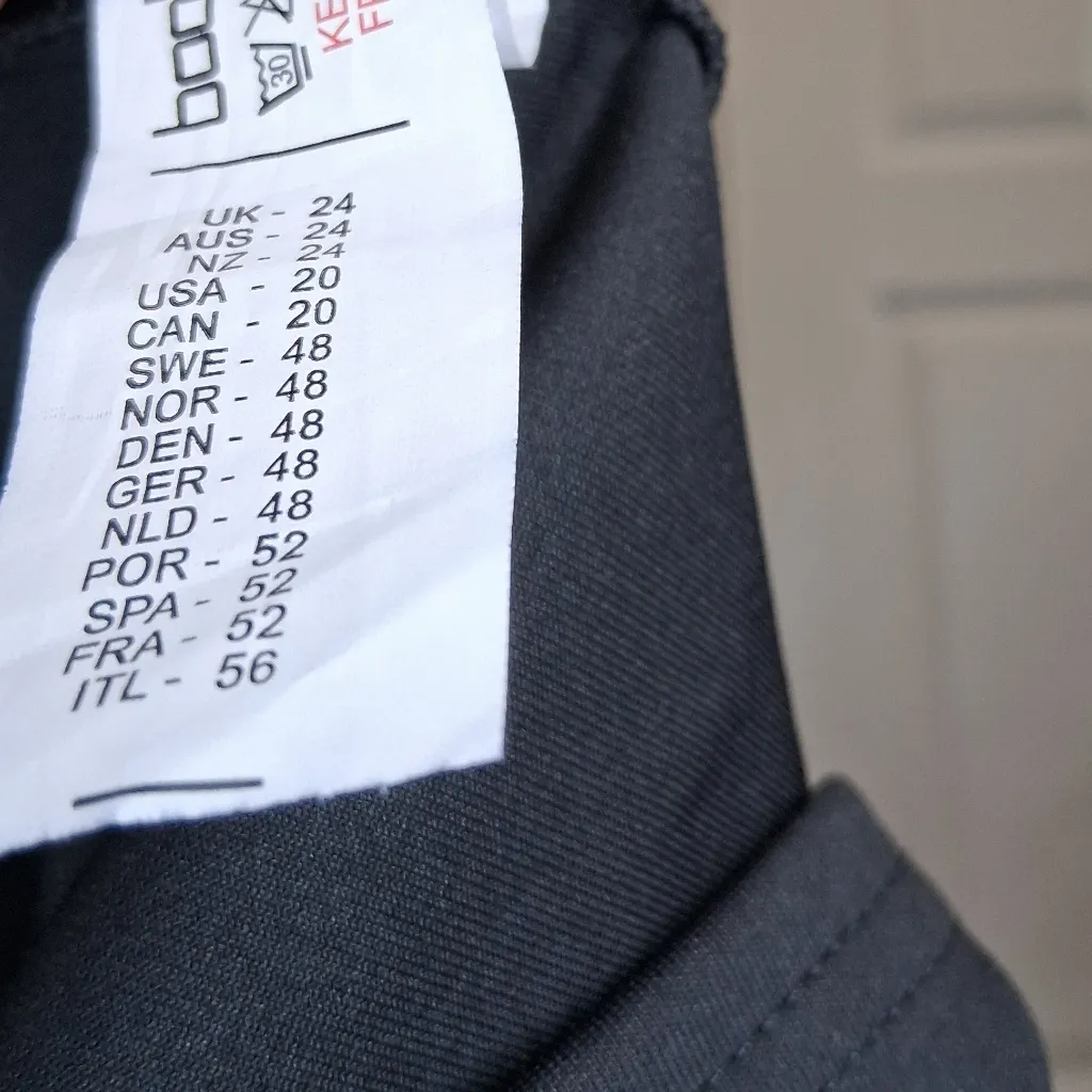 Boohoo Black Dark Academia Long Sleeve Women's Dress Size 20 - Image 6