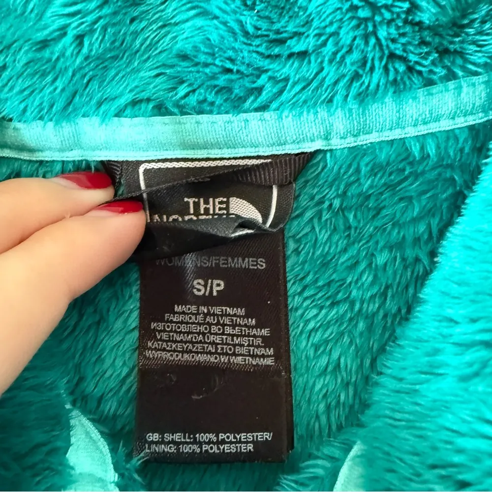 Teal North Face Osito Jacket Small - Image 3