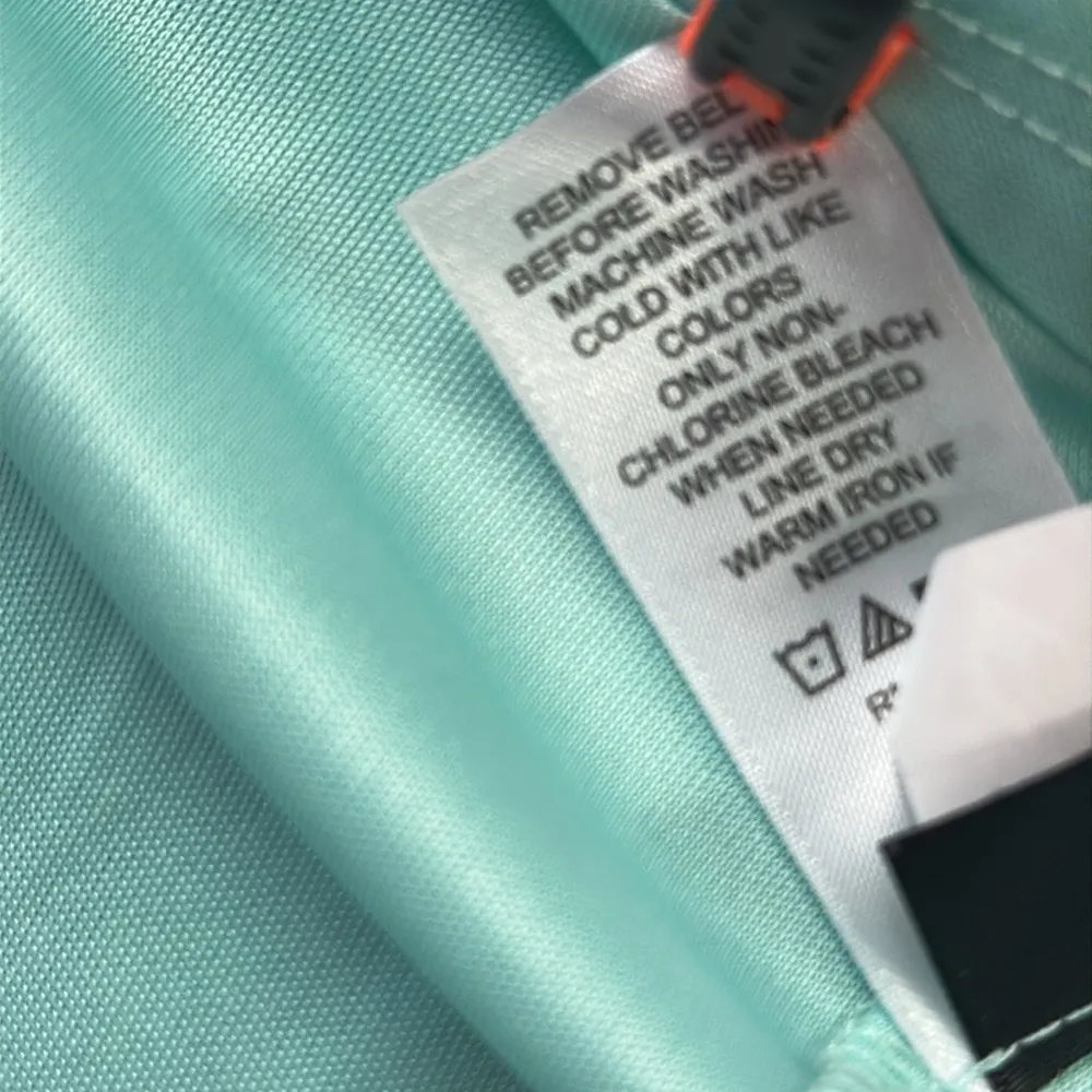 Maurices Sleeveless Mint Green Pleated Ruffle Elastic Waist Dress Womens Small - Image 13