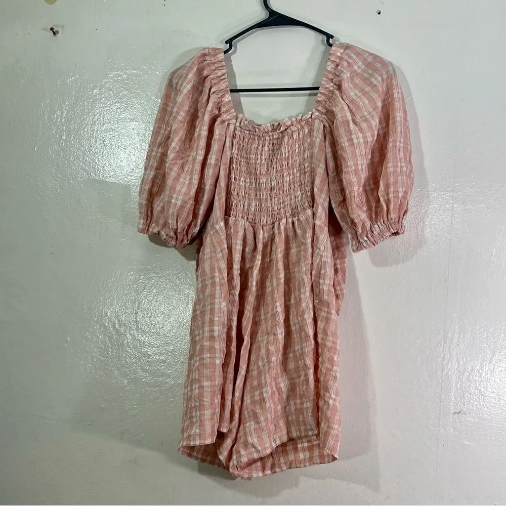 Top shop women’s size 4, Thai front off the‎ shoulder, crinkle cut romper - Image 4