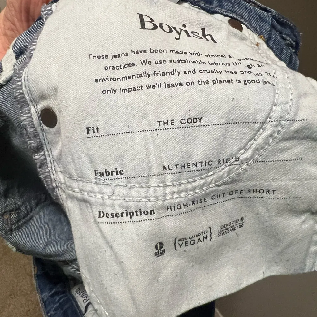 BOYISH‎ by her The Cody high rise cut off short 26 $118 - Image 10