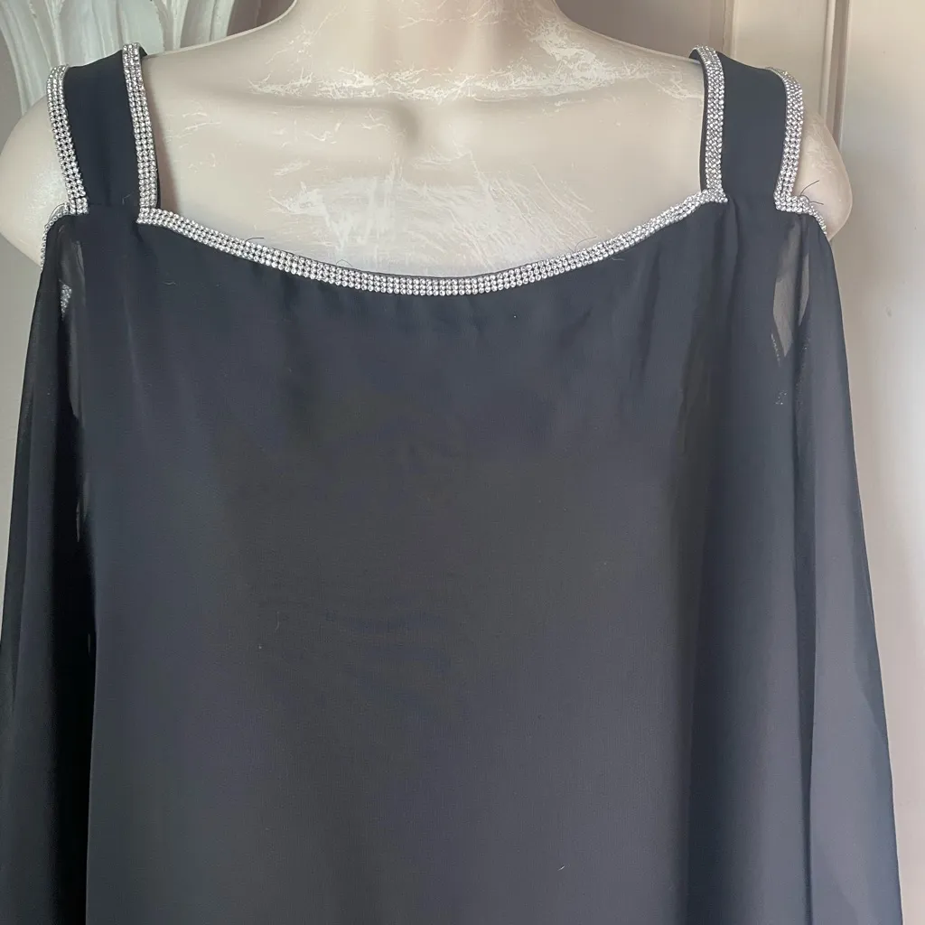 Roz & Ali Cocktail‎ Dress Size L - Image 3
