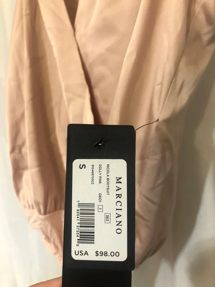 Marciano Pink Silk Body Suit  - Image 2