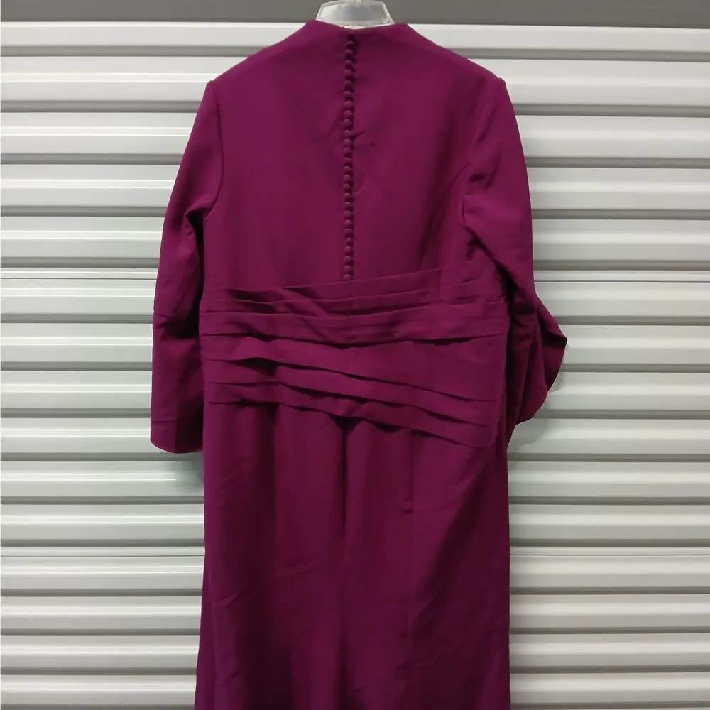 $270 NWT Wear Your Love Formal Evening Gown 3X Burgundy Mother Of Bride Dress Pink - Image 6