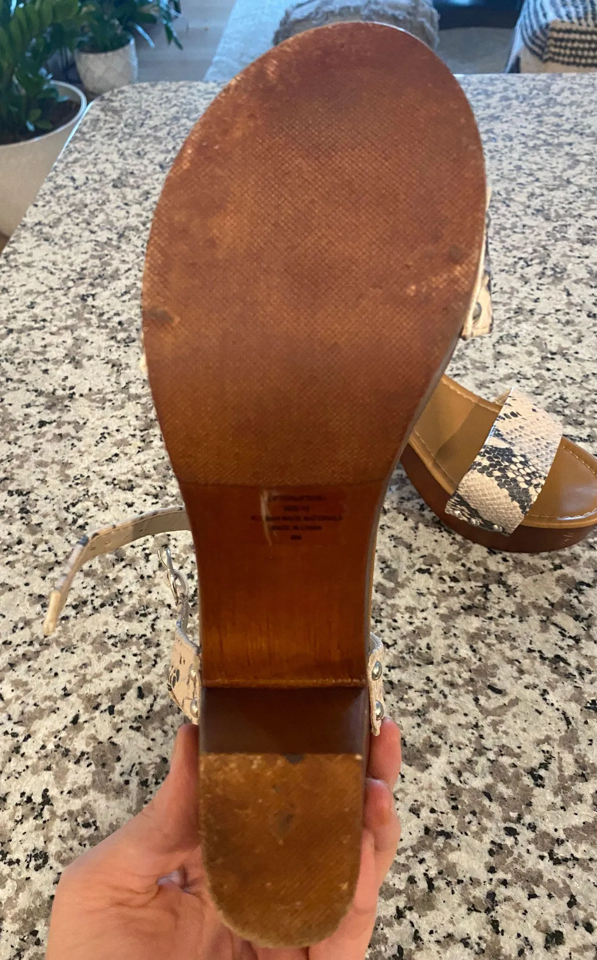 Wooden Block Heel - Image 3