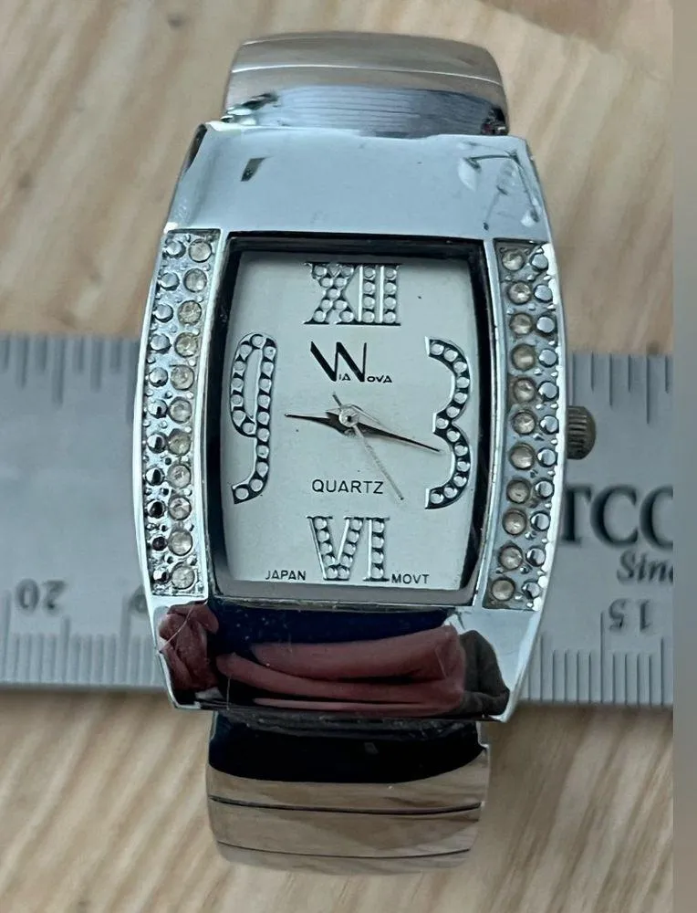 Fashion Watch Via Nova Brand Silver - Image 2