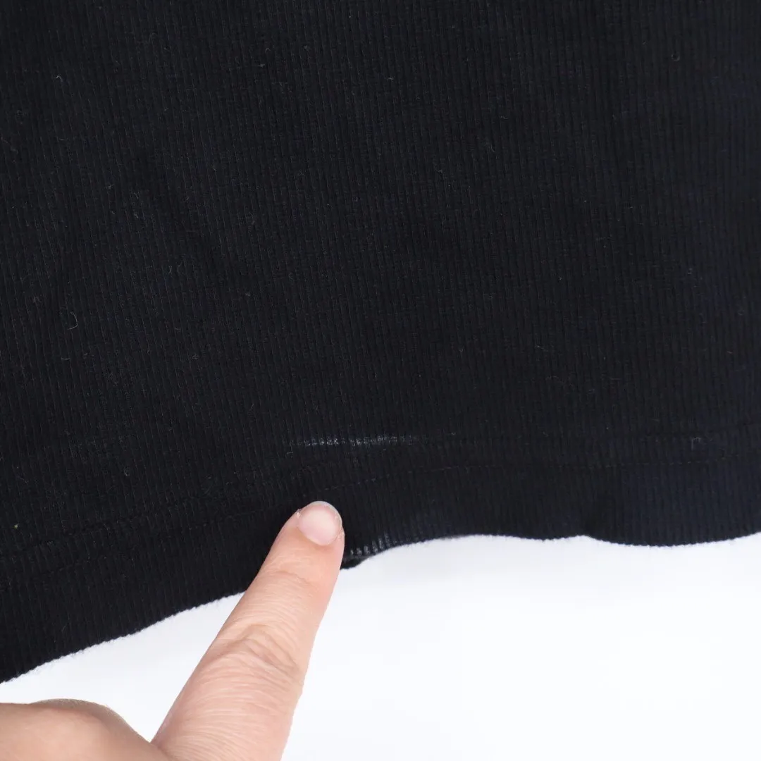 American Giant Women's Rib Tank Black Size M Made In USA Size M - Image 4